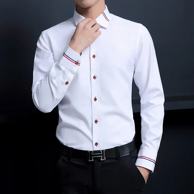 Oxford Cotton Casual Shirt Business - Kemeja Pria Terbaru, Model Oxford Korea,