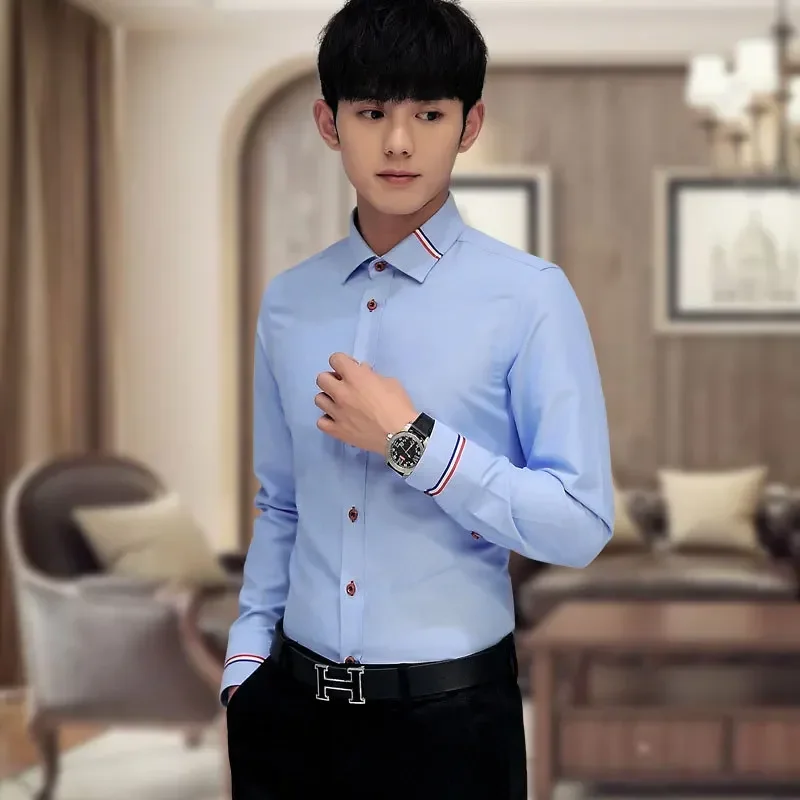 Kemeja Pria Terbaru, Model Oxf - Oxford Cotton Casual Shirt Business ulasan dan harga