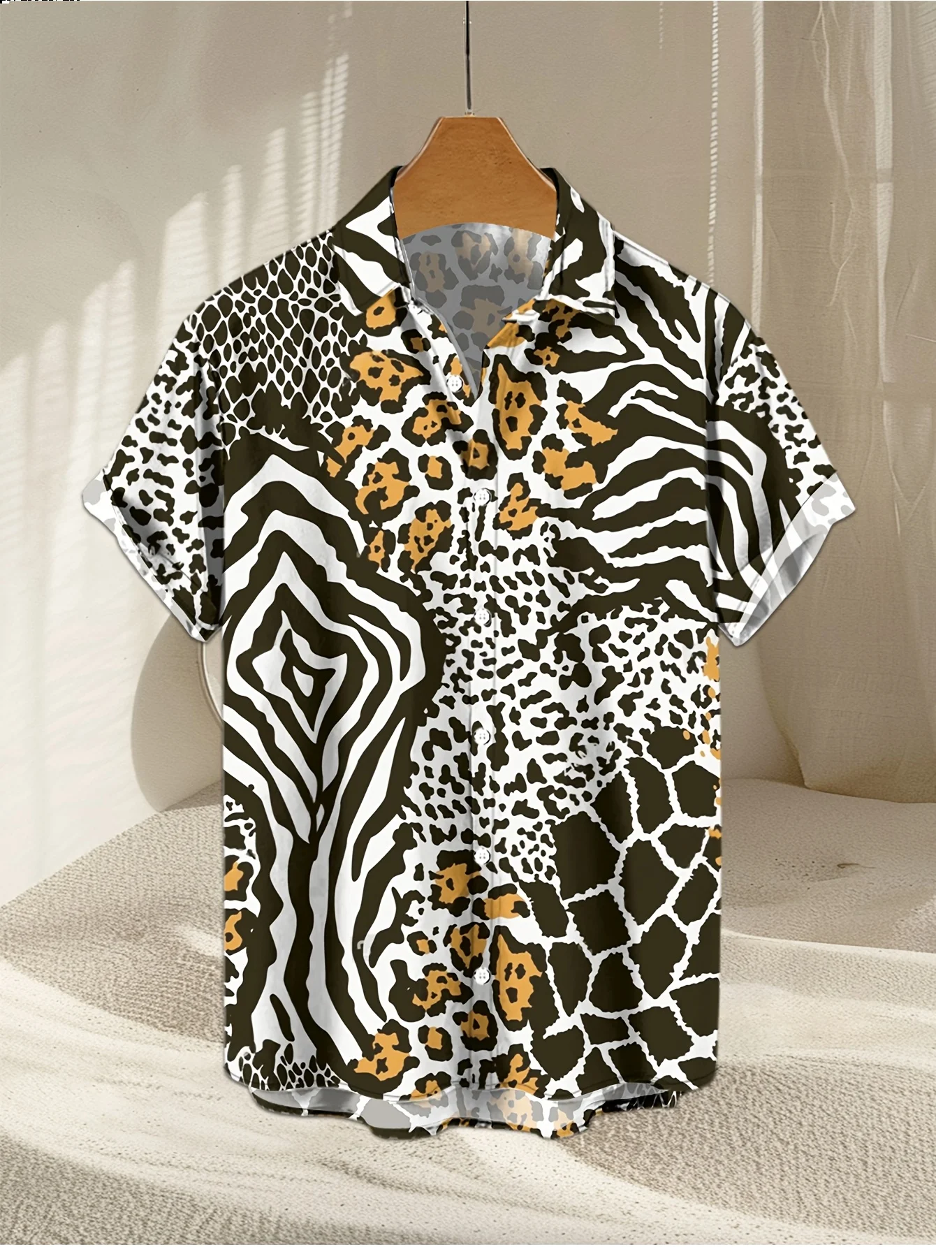 Kemeja Hawaii Pria Motif Tato  - Vintage Hawaiian Floral Shirt ulasan dan harga